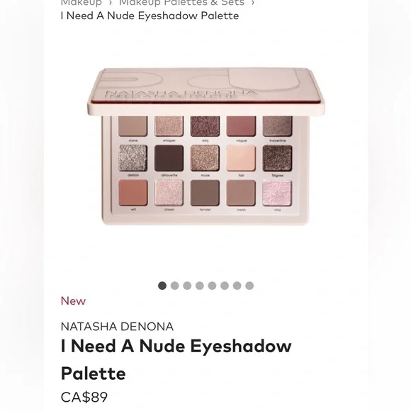 Natasha Denona I Need A Nude Eyeshawdow Palette MUSE 500SF - Picture 4 of 4